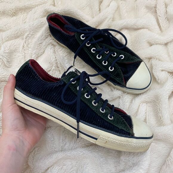 RARE Converse USA corduroy low top sneakers - Picture 1 of 7